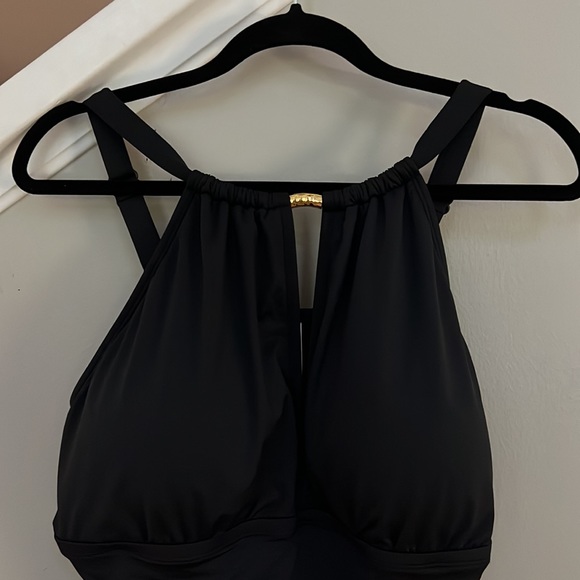 LAUREN RALPH LAUREN
Plus Size Halter-Neck One Piece Swimsuit - Picture 6 of 14